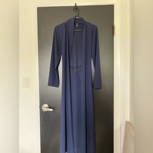 Long Cardigan, long sleeve, duster with tie